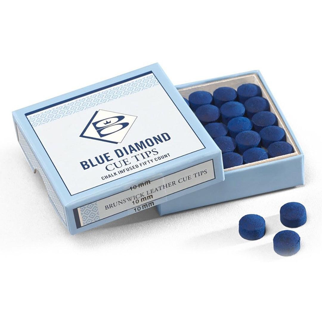 Cue Tip Blue Diamond