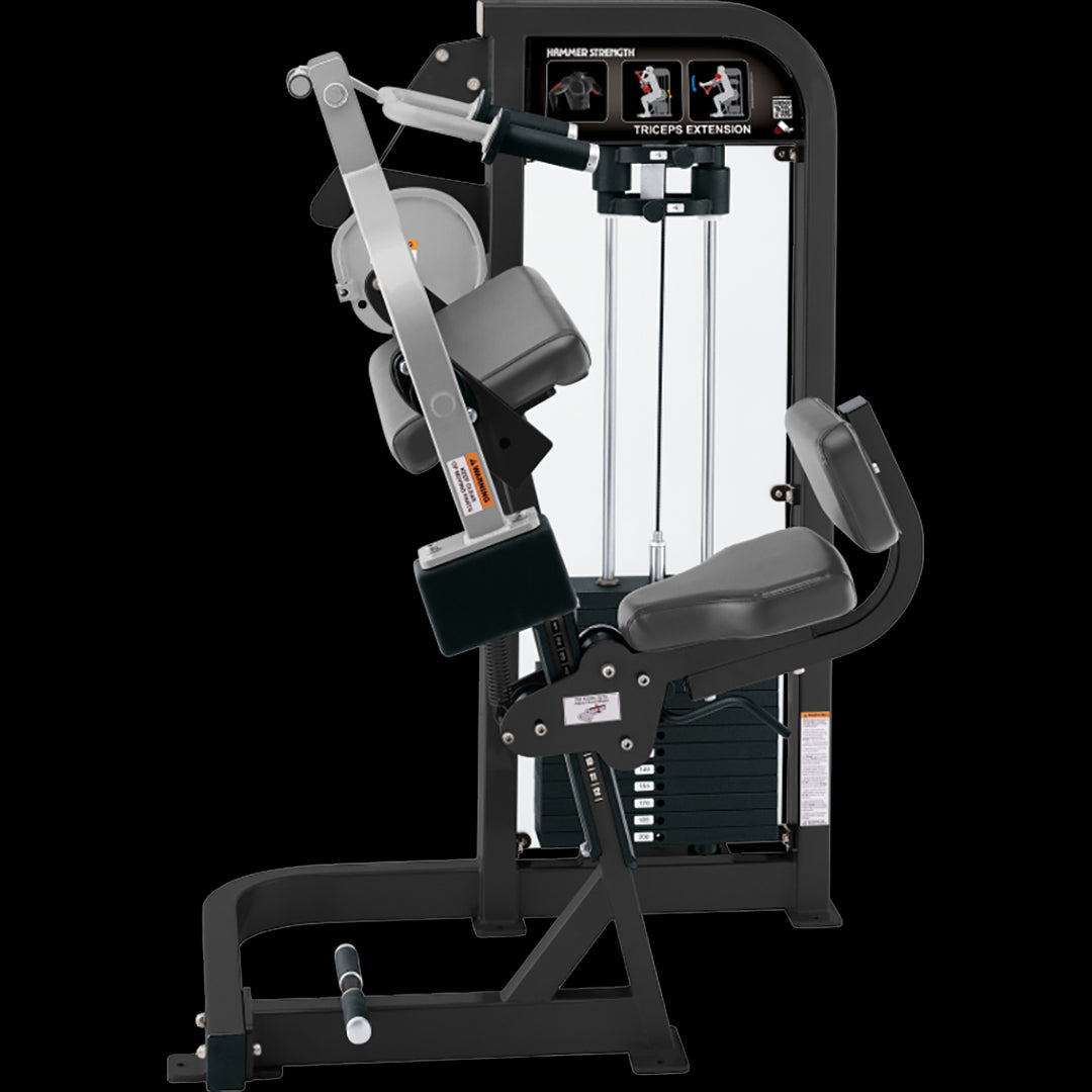 جهاز تمديد العضلات ثلاثية الرؤوس من Hammer Strength Select / بلاتيني - أسود