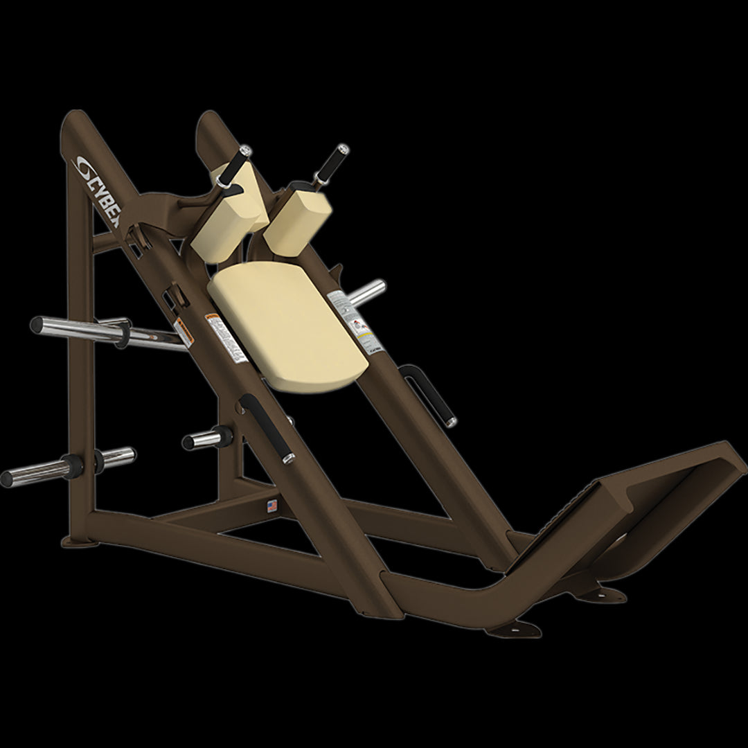 PLATE LOADED HACK SQUAT جهاز تمرينات الضغط عن طريق الركل الطولي عن طريق تحميل الألواح