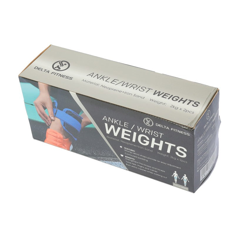 Soft Ankle/Wrist Weights 2 Kg X2 Pair