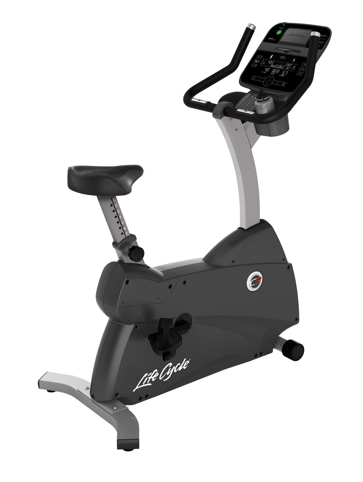 دراجة تمارين C3 Upright Lifecycle مع وحدة تحكم Track Connect