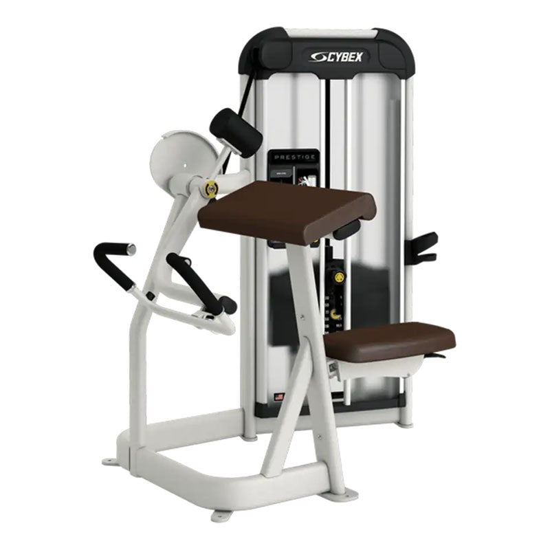 Cybex Prestige Strength VRS Arm Curl | Adjustable Grips, Gas-Spring Assisted Seat, Biomechanically Designed