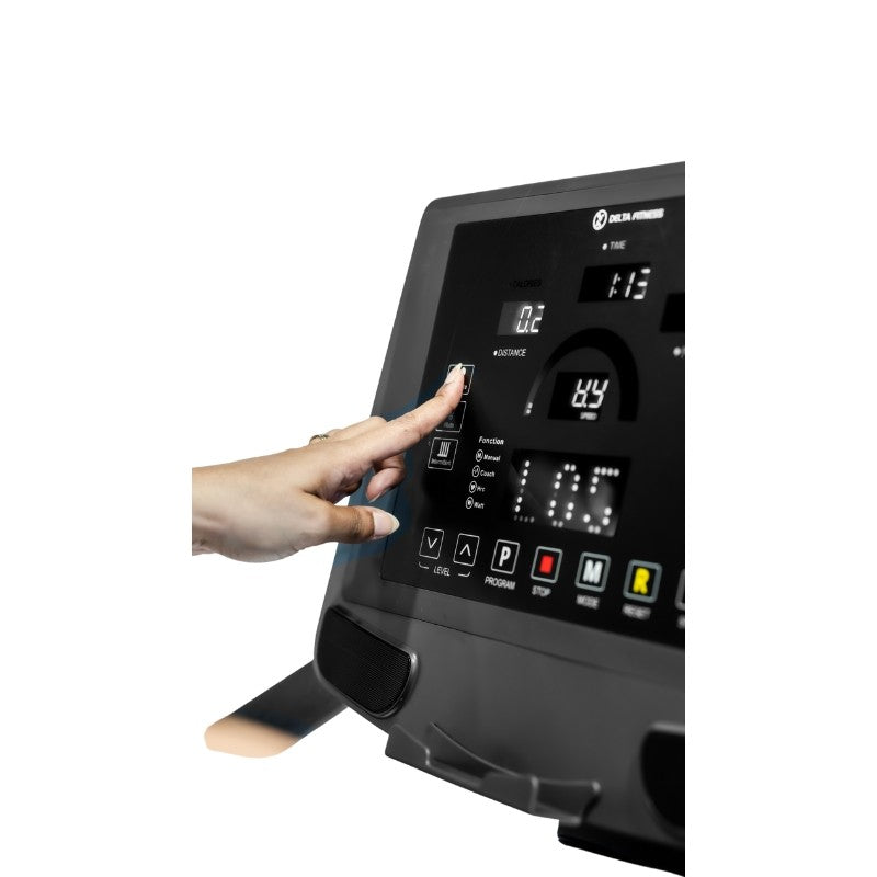 Upright Bike | 32-Level Resistance & Self-Generating Console