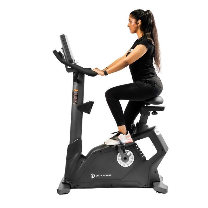 Upright Bike | 32-Level Resistance & Self-Generating Console