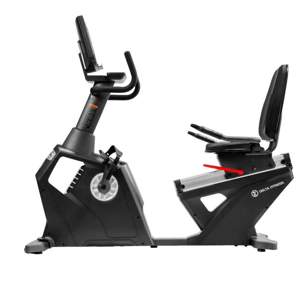 دلتا فتنس دراجة بوضعية الجلوس DF-2000RB | 32 مستوى مقاومة ونظام تشغيل ذاتي