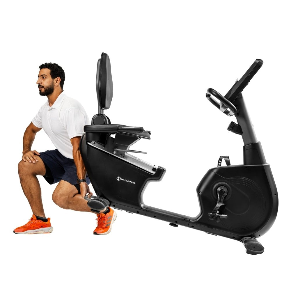 Recumbent Bike | Step-Through Design & 15-Level Magnetic Resistance