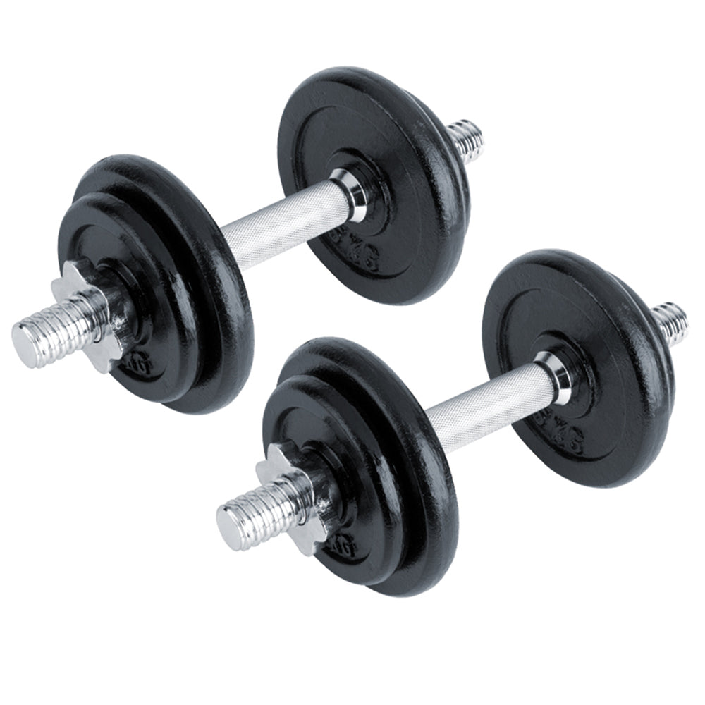 Dumbbell Set 10Kg, 20KG | Adjustable - Plated Pair