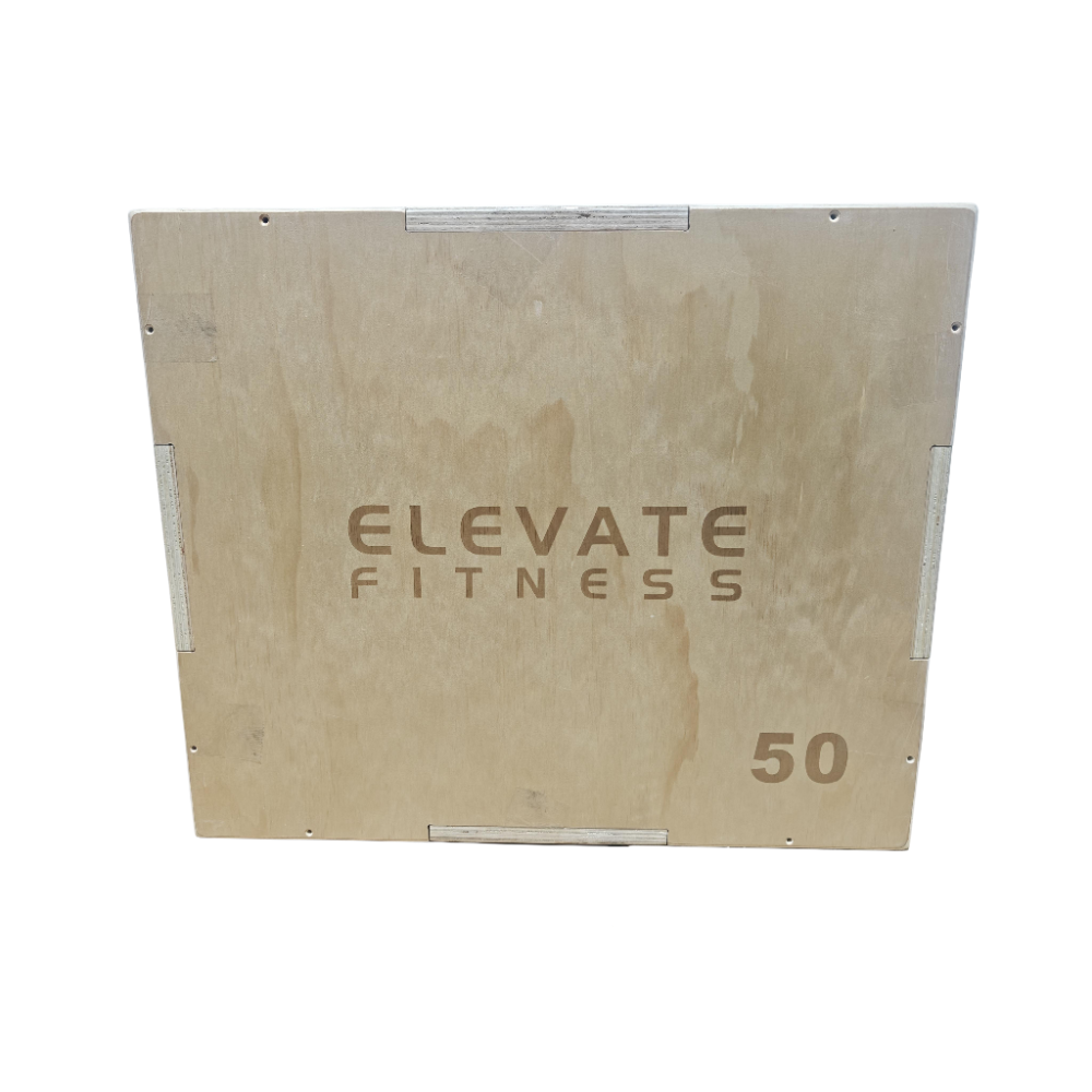 3-Way Wooden Plyo Box 40X50X60Cm