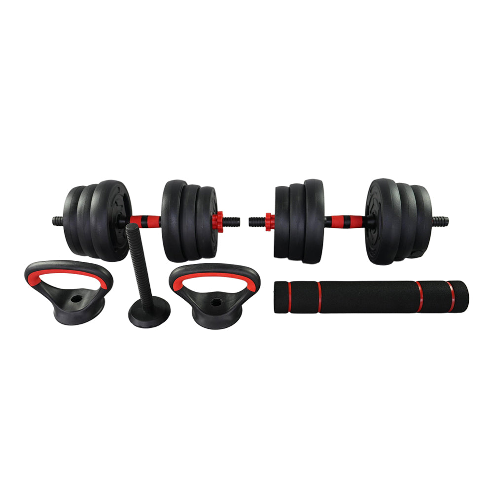 5-in-1 Adjustable Dumbbell & Barbell Set – 40KG