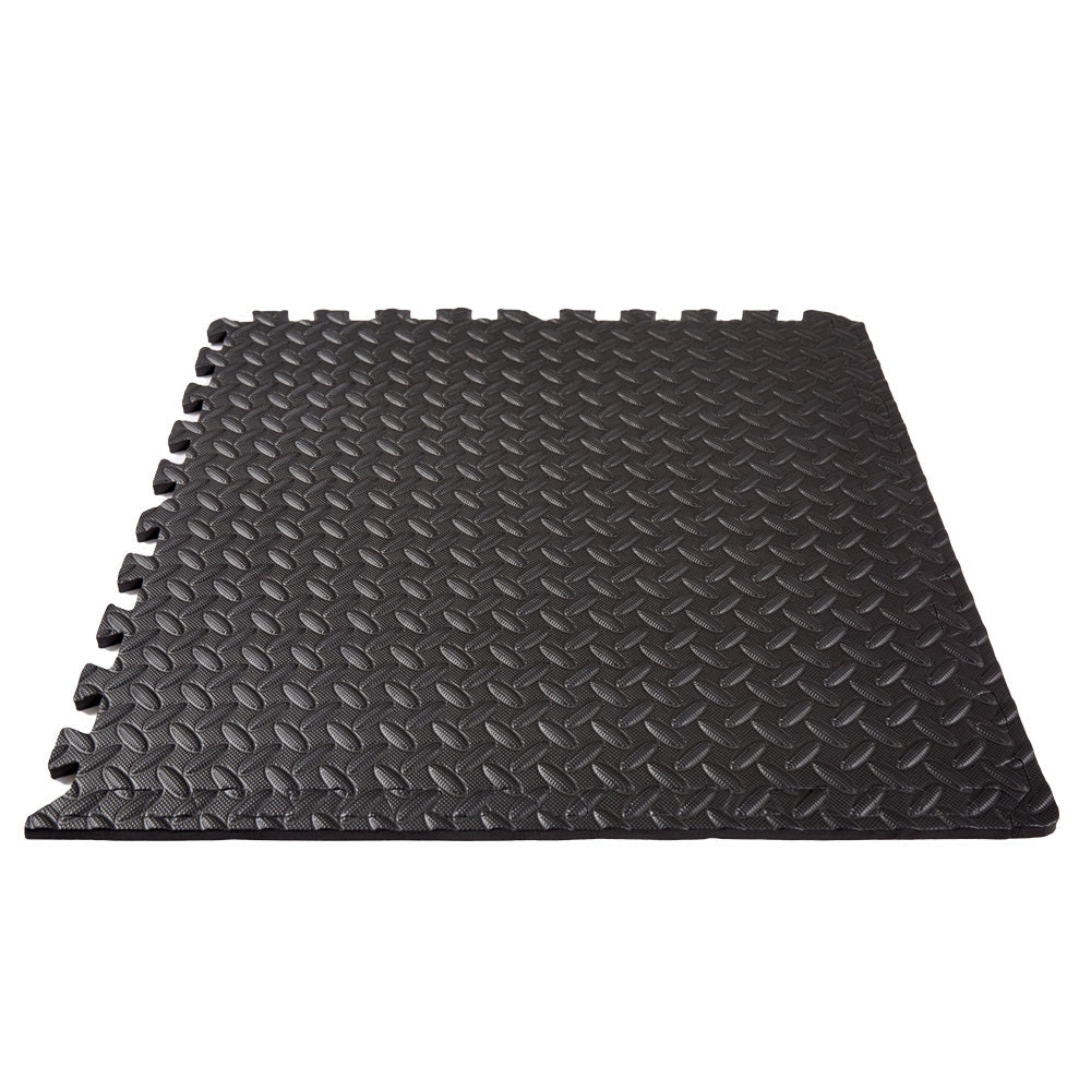 حصائر متشابكة | أرضيات إيفا ١٢ مم | مجموعة من ٤ قطع ٦٠×٦٠×١.٢ سم