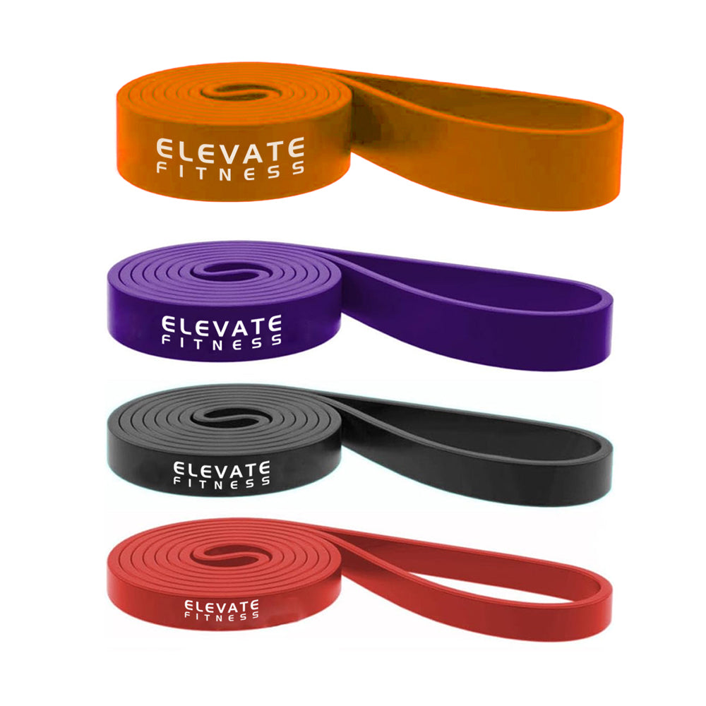 Resistance Band Set | Light To Super Heavy Power Bands – 13Mm To 45Mm