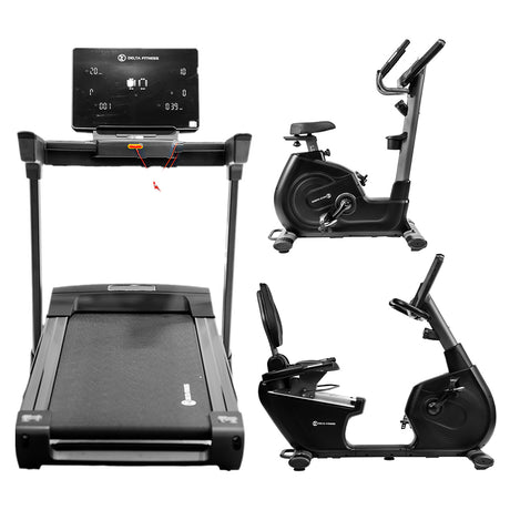 Cardio Bundle Set Recumbent Bike - Treadmill - Upright Bike