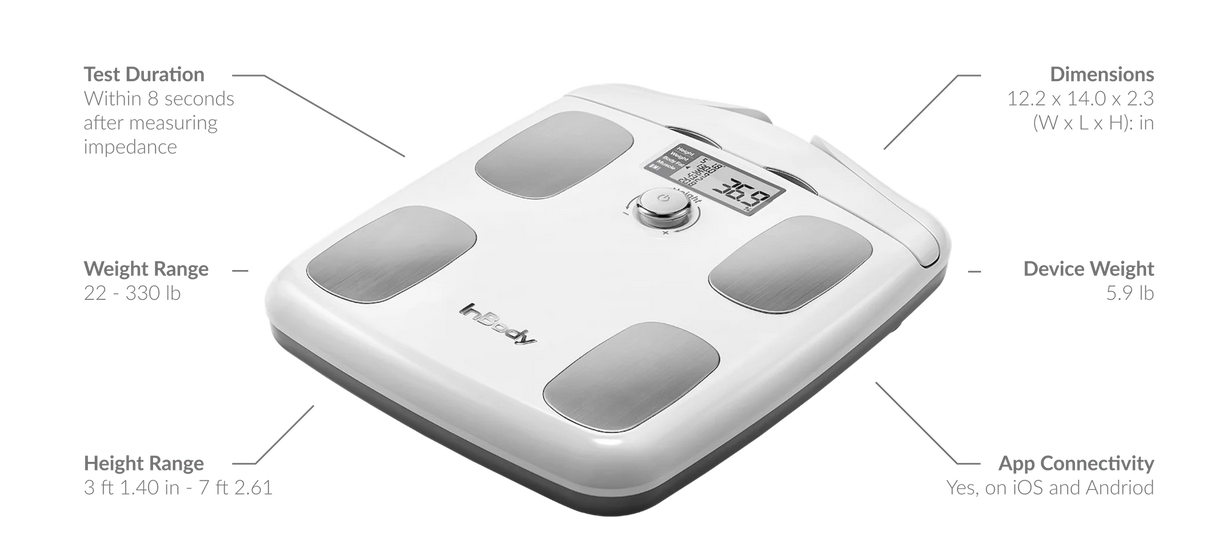 Dial H20 Smart Body Composition Scale – At-Home Precision Wellness