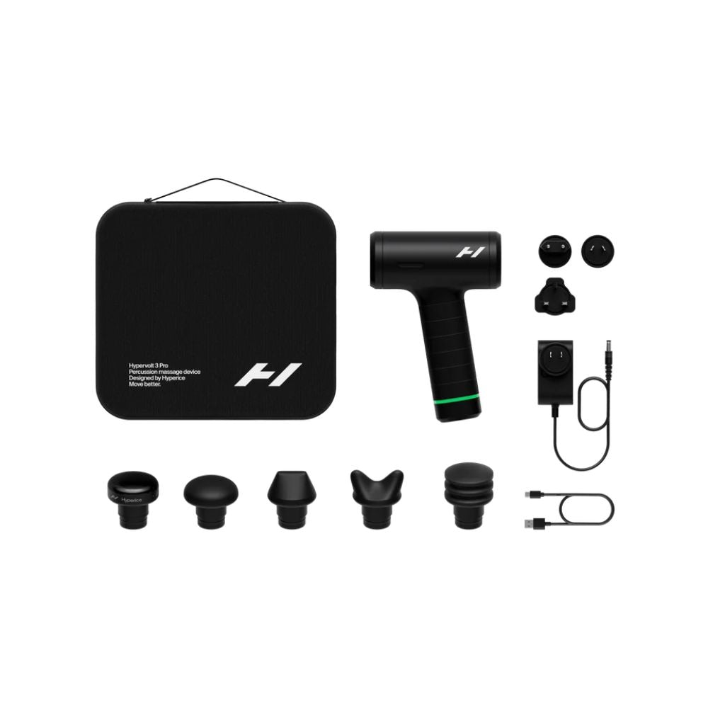 Hyperice Hypervolt 3 Pro Percussion Massage Gun with Heated Head Attachment Hyperice