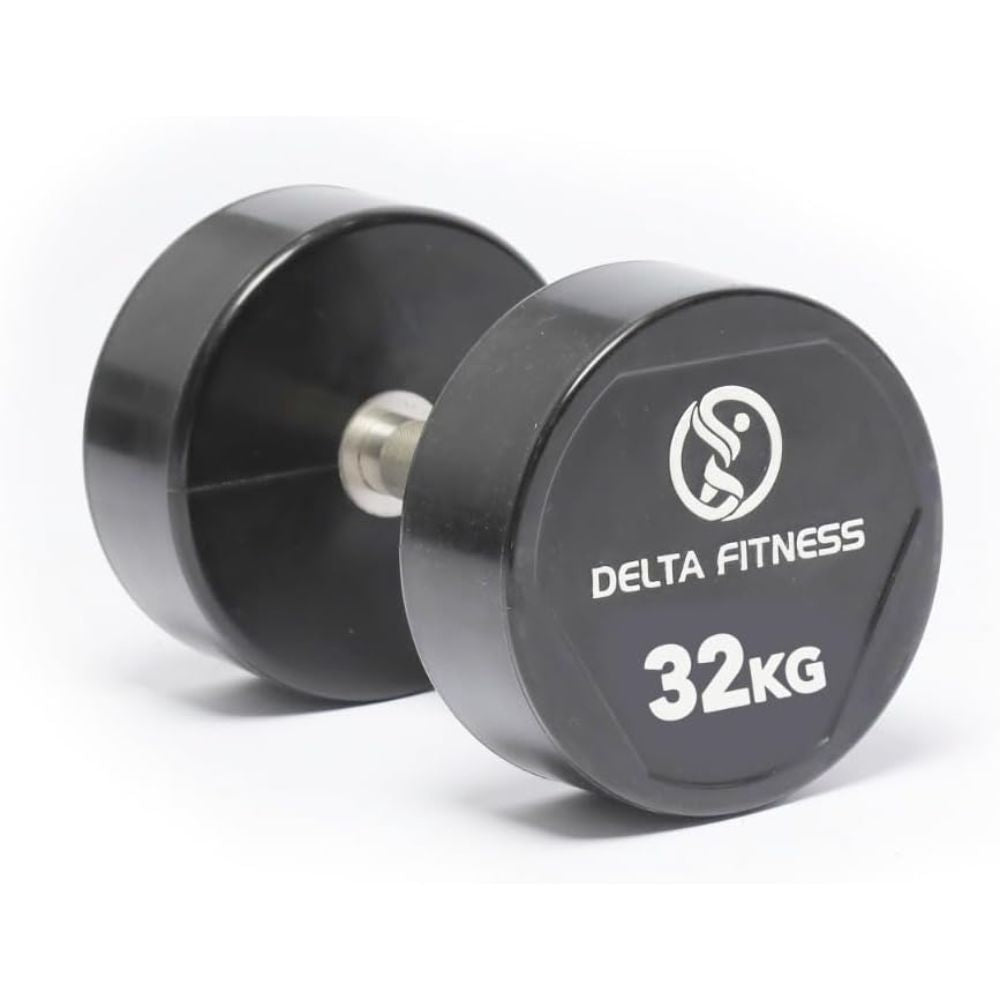 Polyurethane Dumbbell Set Pair – Premium Strength Training Dumbbells Delta Fitness