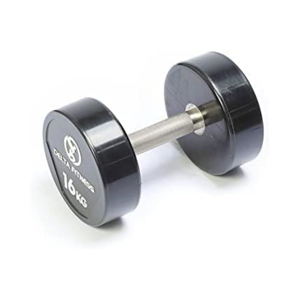 Polyurethane Dumbbell Set Pair – Premium Strength Training Dumbbells Delta Fitness