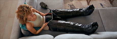 Leg compression boots