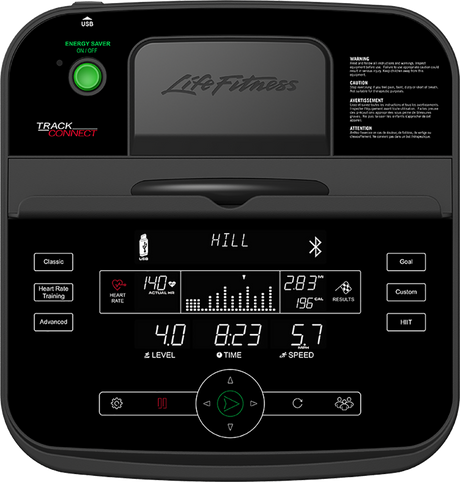 Track Connect Console Treadmill, Engeng+Met - Delta Fitness