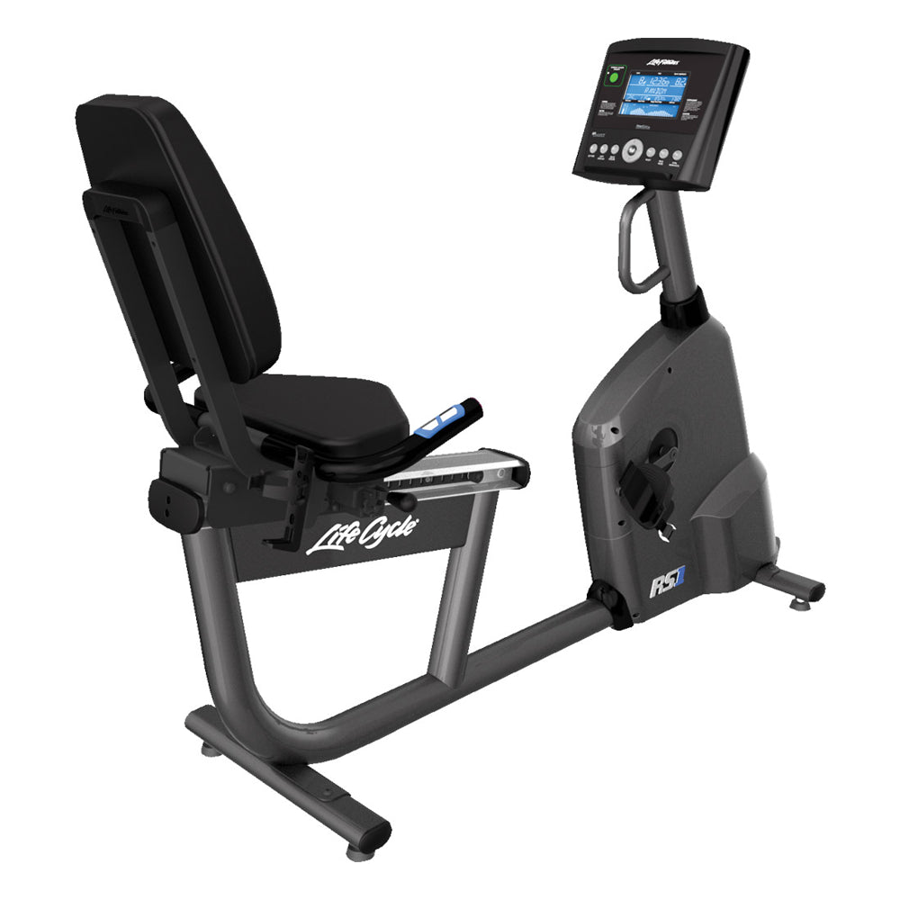 Life Fitness RS1 Recumbent Bike    دراجة التدريبات المزودة بظهر