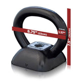 Quick-Lock Kettlebell Handle, 22.5 Lbs (Handle 10,2 Kg)