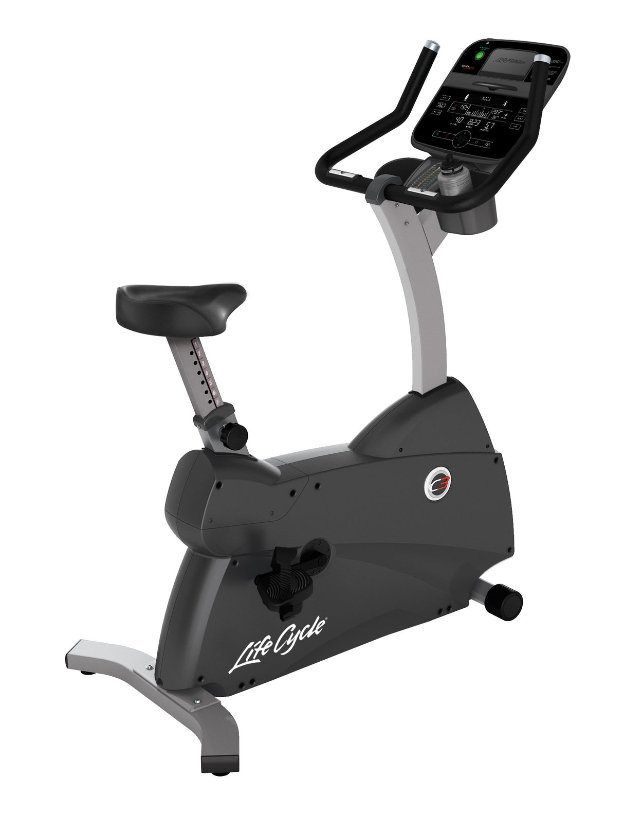 C3 Upright Lifecycle Exercise Bike With Track Connect Console