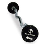 Fixed Curl Bar 45KG – Preloaded EZ Bar for Strength & Arm Training
