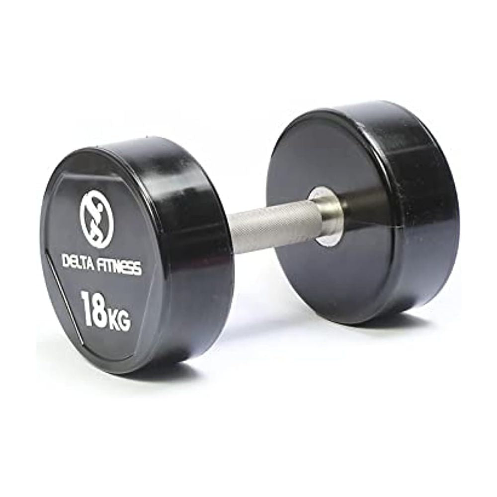 Polyurethane Dumbbell Set Pair – Premium Strength Training Dumbbells Delta Fitness