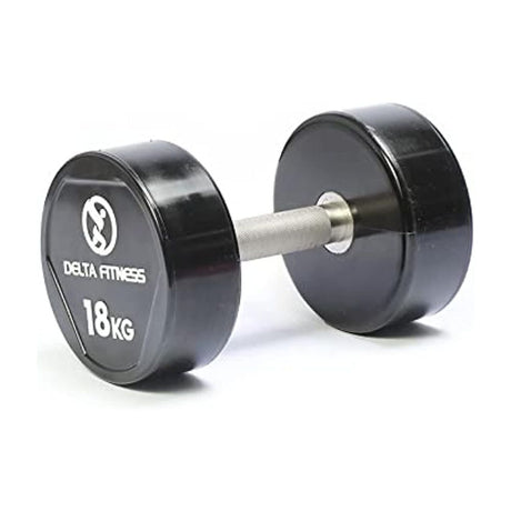 Polyurethane Dumbbell Set Pair – Premium Strength Training Dumbbells Delta Fitness