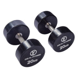 Polyurethane Dumbbell Set Pair – Premium Strength Training Dumbbells Delta Fitness