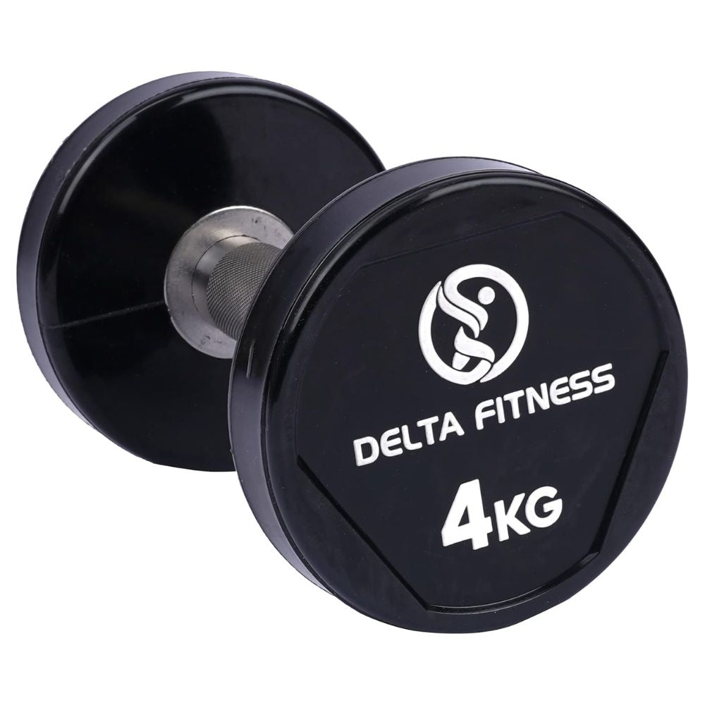 Polyurethane Dumbbell Set Pair – Premium Strength Training Dumbbells Delta Fitness