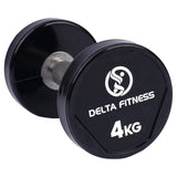 Polyurethane Dumbbell Set Pair – Premium Strength Training Dumbbells Delta Fitness