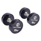Polyurethane Dumbbell Set Pair – Premium Strength Training Dumbbells Delta Fitness