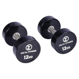 Polyurethane Dumbbell Set Pair – Premium Strength Training Dumbbells Delta Fitness