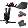 ICG IC6 Indoor Cycle Home Training Bundle with Delta Fitness Ankle/Wrist Weights & Super Mats Equipment Mat Delta Fitness