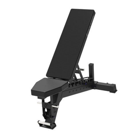 Pro adjustable bench with multi-angle backrest, adjustable seat and supporting frame